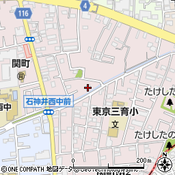 東京都練馬区関町南3丁目7-8周辺の地図