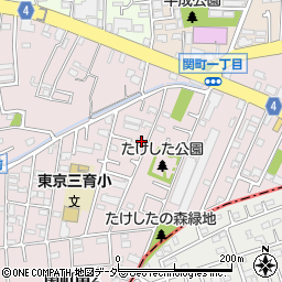 東京都練馬区関町南2丁目8-39周辺の地図