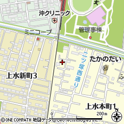東京都小平市上水本町1丁目16-16周辺の地図