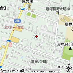 千葉県船橋市夏見台2丁目7-32周辺の地図