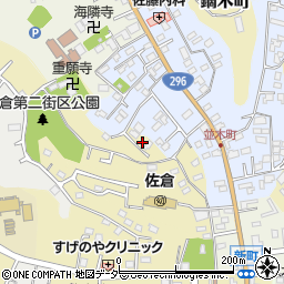 千葉県佐倉市鏑木町952-4周辺の地図