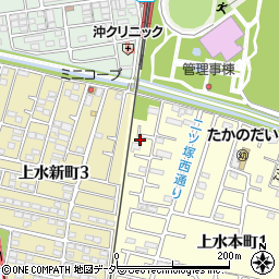 東京都小平市上水本町1丁目16-15周辺の地図