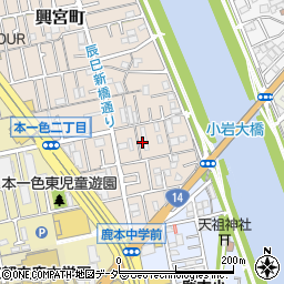 東京都江戸川区興宮町29周辺の地図