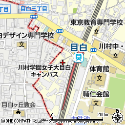 東京都豊島区目白3丁目1-21周辺の地図