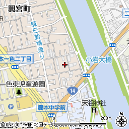 東京都江戸川区興宮町29-15周辺の地図