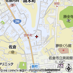 千葉県佐倉市並木町239周辺の地図