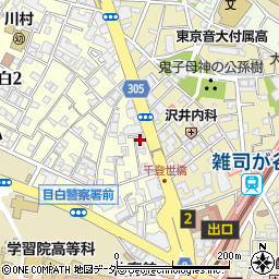 東京都豊島区目白2丁目4-7周辺の地図
