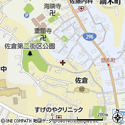 千葉県佐倉市鏑木町954周辺の地図
