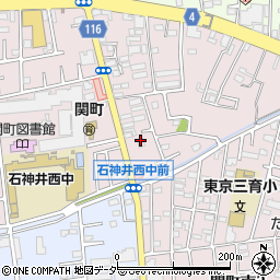 東京都練馬区関町南3丁目8周辺の地図