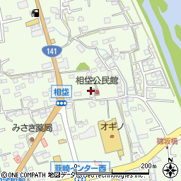 山梨県韮崎市藤井町北下條1415周辺の地図