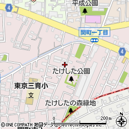 東京都練馬区関町南2丁目8-38周辺の地図