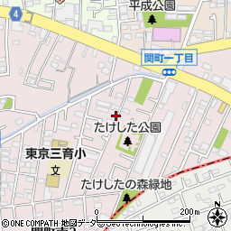 東京都練馬区関町南2丁目8-38周辺の地図