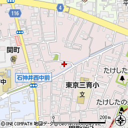 東京都練馬区関町南3丁目7-28周辺の地図