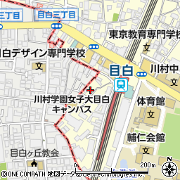東京都豊島区目白3丁目2-14周辺の地図