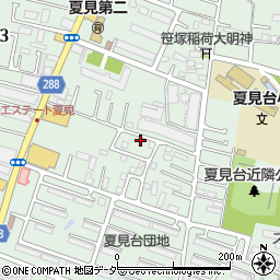 千葉県船橋市夏見台2丁目7-27周辺の地図