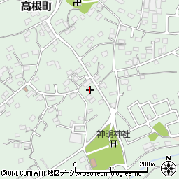 千葉県船橋市高根町1278-1周辺の地図