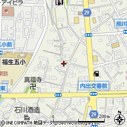 東京都福生市熊川325-1周辺の地図