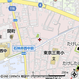 東京都練馬区関町南3丁目7-27周辺の地図