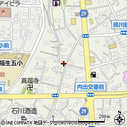 東京都福生市熊川325周辺の地図