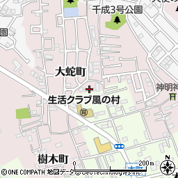 スリーゼ佐倉周辺の地図