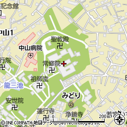 法華経寺周辺の地図