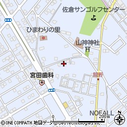 千葉県佐倉市生谷121周辺の地図