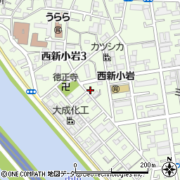 土田荘周辺の地図