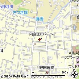 東京都西東京市向台町3丁目9周辺の地図