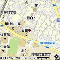 東京都豊島区目白2丁目12周辺の地図