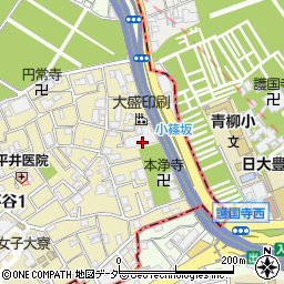 東京都豊島区雑司が谷1丁目49周辺の地図