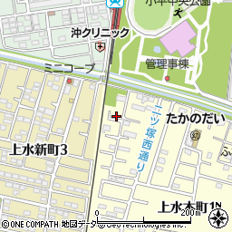 東京都小平市上水本町1丁目16-11周辺の地図