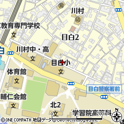 東京都豊島区目白2丁目12-4周辺の地図