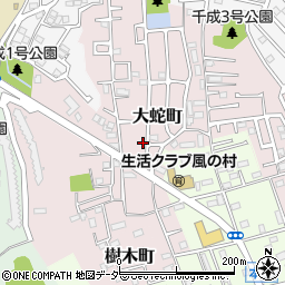 千葉県佐倉市大蛇町801周辺の地図
