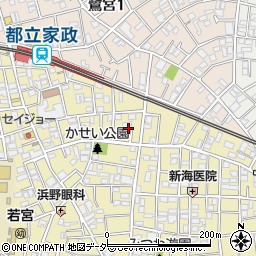 東京都中野区若宮3丁目11周辺の地図