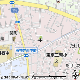 東京都練馬区関町南3丁目7周辺の地図