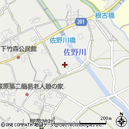 山梨県甲州市塩山中萩原548周辺の地図