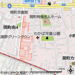 東京都練馬区関町南4丁目13-25周辺の地図