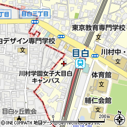 東京都豊島区目白3丁目2周辺の地図