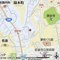 千葉県佐倉市並木町237周辺の地図