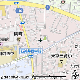 東京都練馬区関町南3丁目7-12周辺の地図