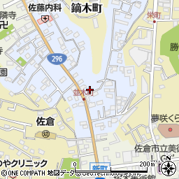 千葉県佐倉市並木町12周辺の地図