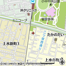 東京都小平市上水本町1丁目16-9周辺の地図