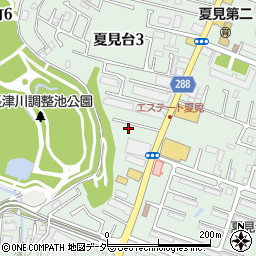千葉県船橋市夏見台3丁目9-17周辺の地図