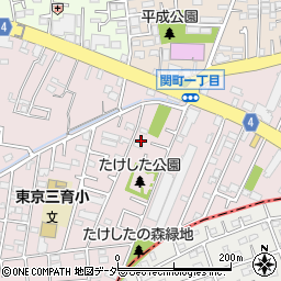 東京都練馬区関町南2丁目7-20周辺の地図