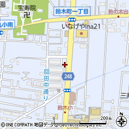 朝日新聞小平東部周辺の地図