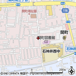 東京都練馬区関町南3丁目16-10周辺の地図