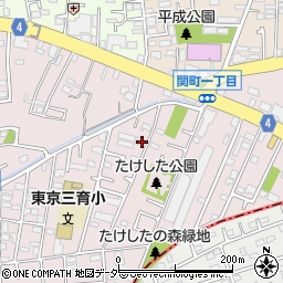 東京都練馬区関町南2丁目8-37周辺の地図