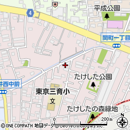 東京都練馬区関町南2丁目8-24周辺の地図