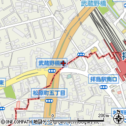 東京都福生市熊川443-6周辺の地図