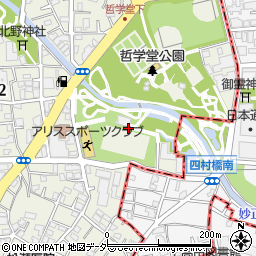 東京都中野区松が丘1丁目33周辺の地図